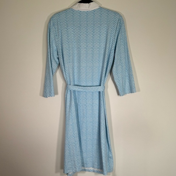 J. McLaughlin Elsie White and Blue Dress - Picture 7 of 12